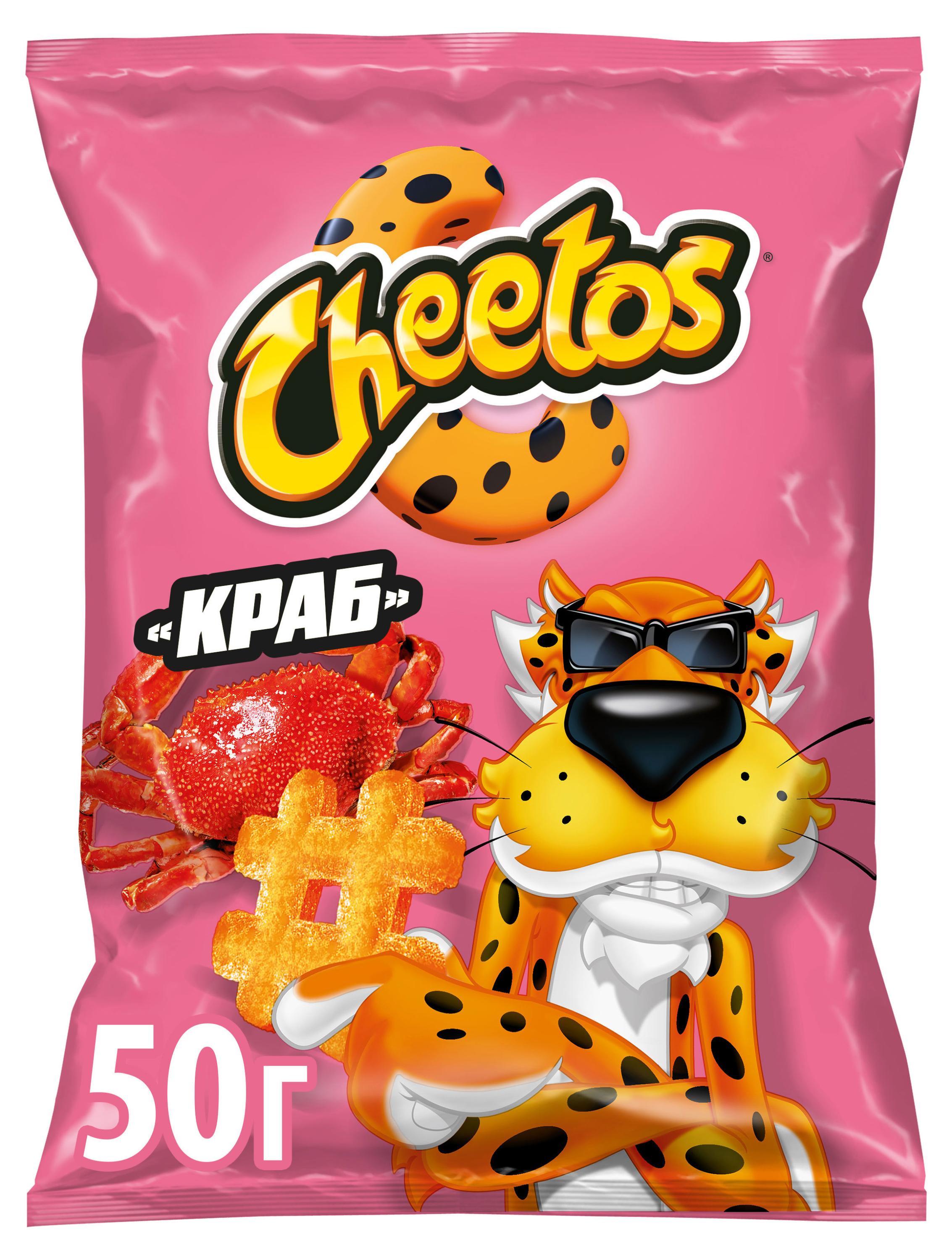 

Снеки кукурузные Cheetos Краб, 50 г