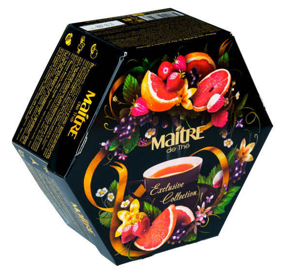 Изображение товара Набор чая Maitre de The Exclusive Collection 12 вкусов, 120 г