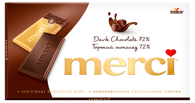 Изображение товара Шоколад Merci горький 72%, 100 г