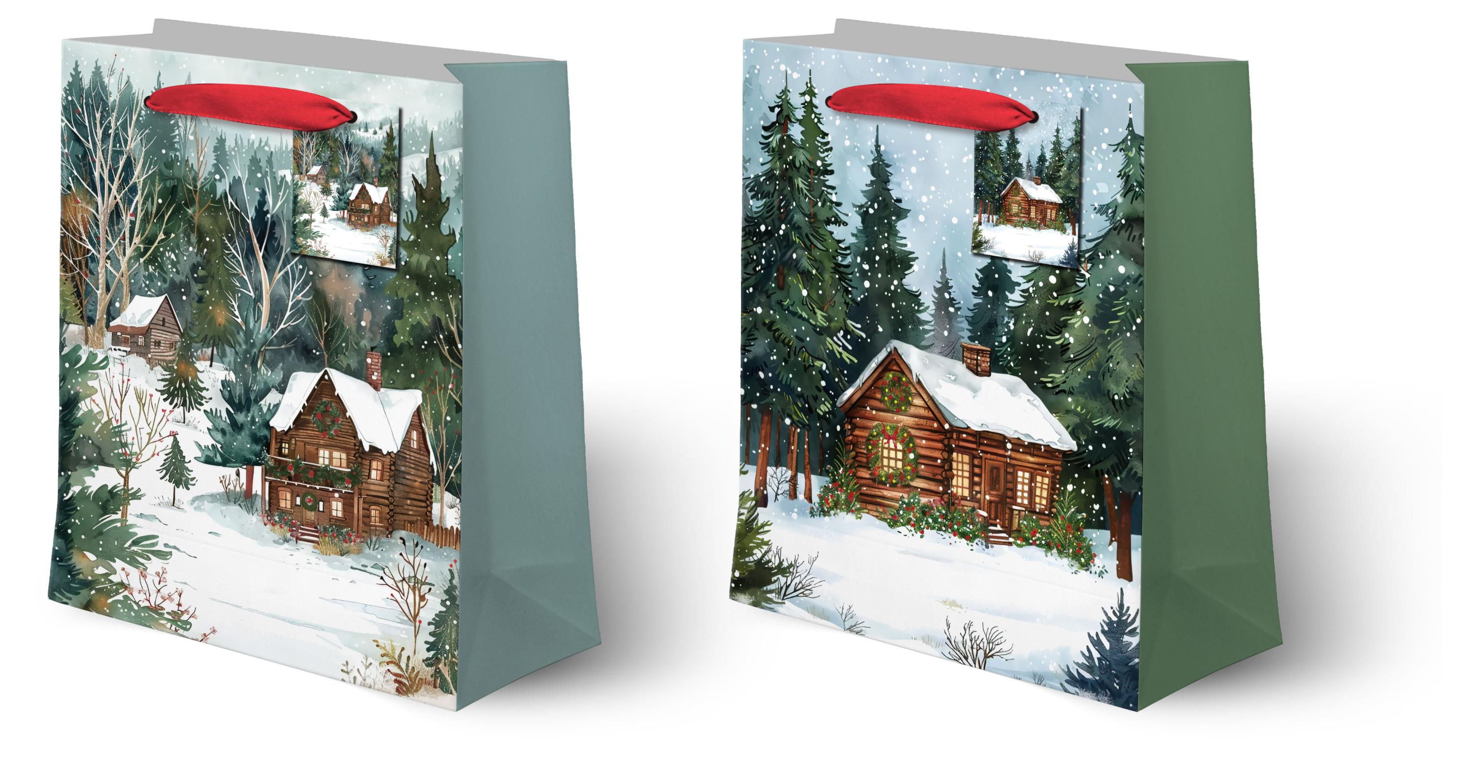 

Пакет подарочный Изба в лесу 303912 см, 1 шт в ассортименте