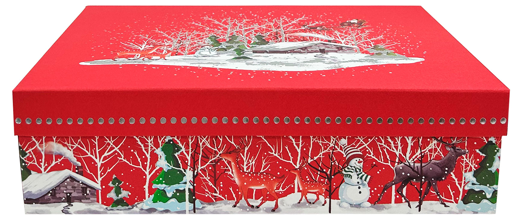 Изображение товара Коробка подарочная Новогодняя, 33×23,5×9 см