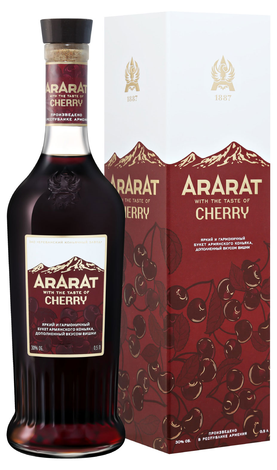 

Коньяк ARARAT со вкусом вишни Армения, 0,5 л