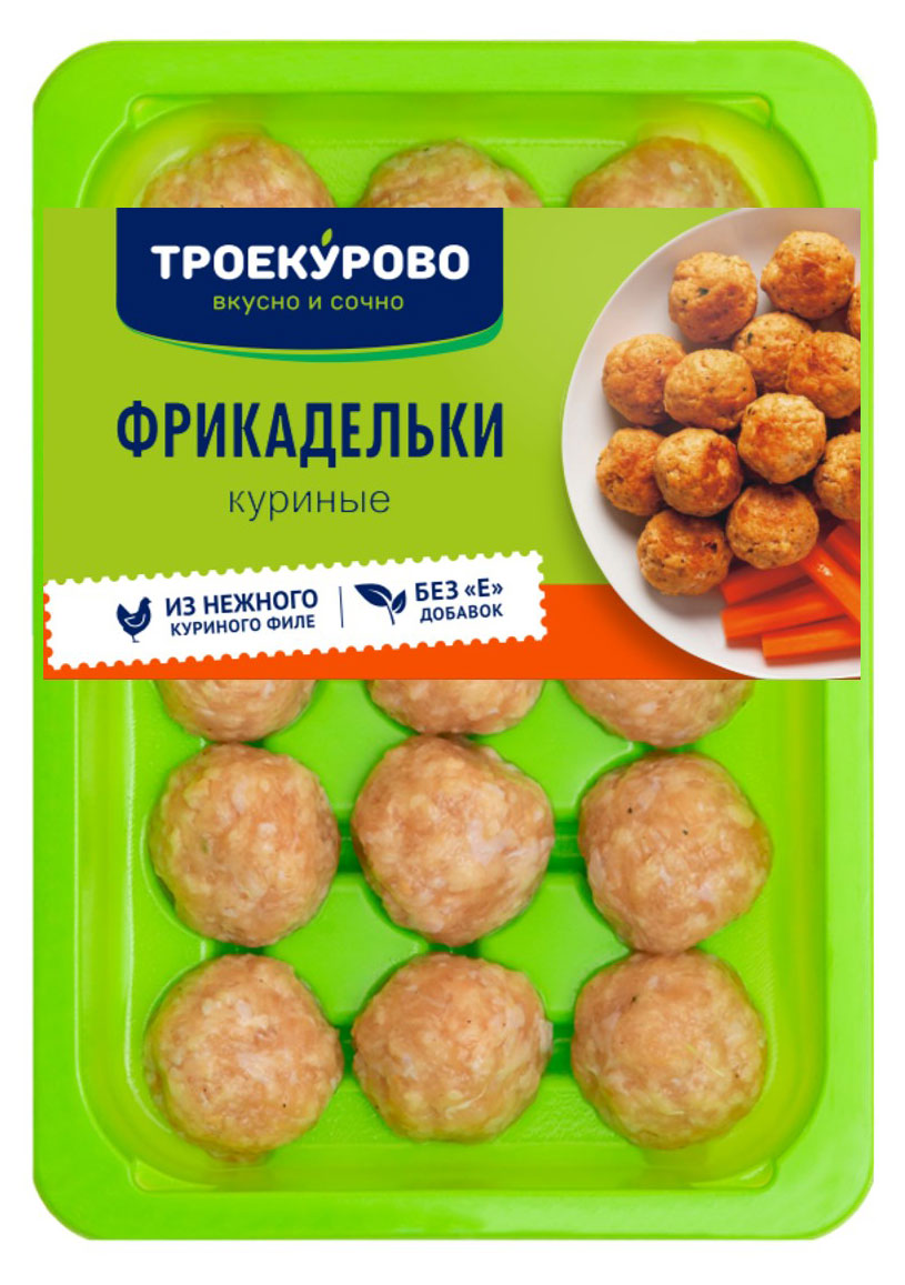 

Фрикадельки куриные Троекурово Классические охлажденные, 300 г