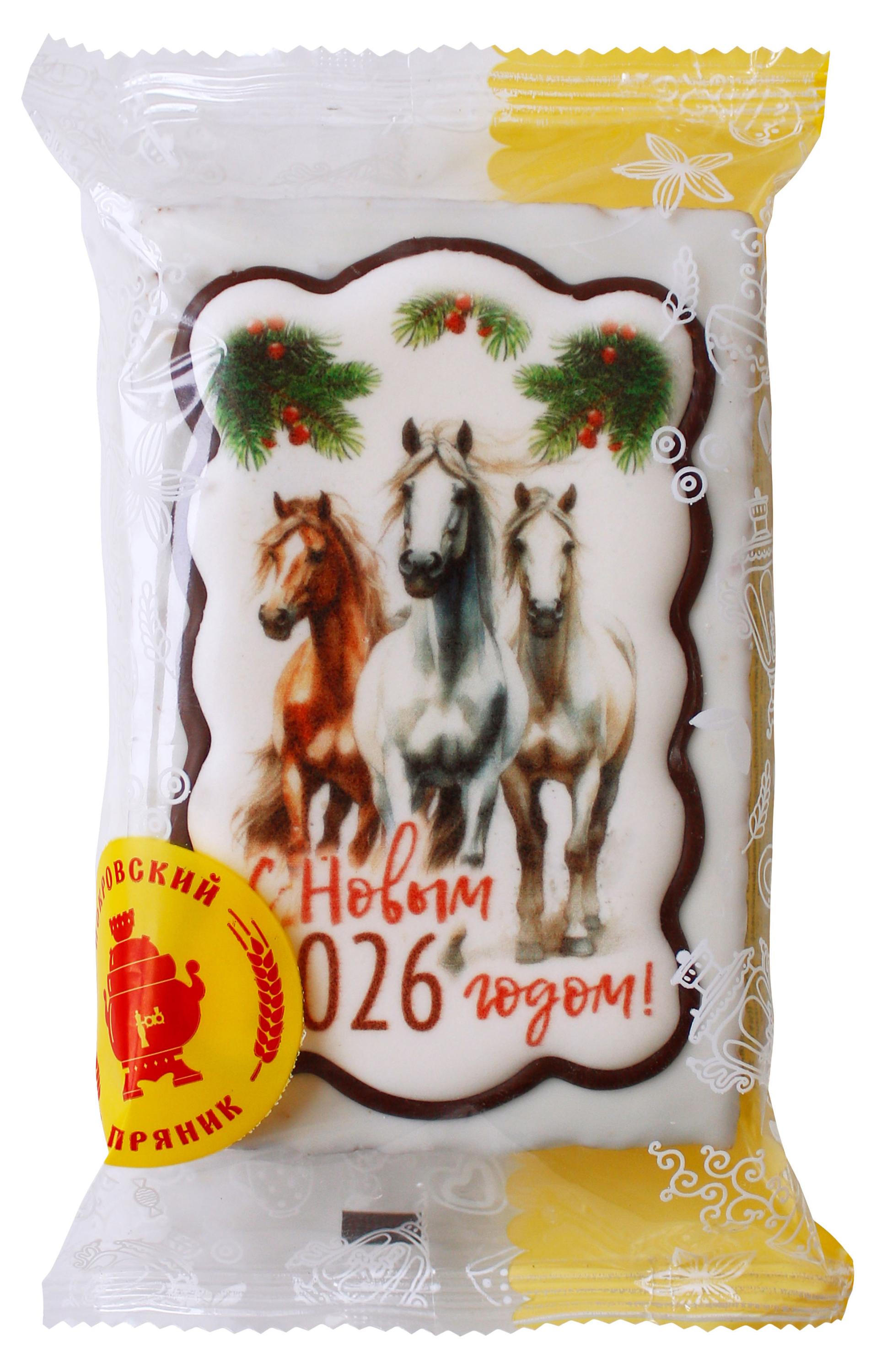 

Пряник Покровский пряник с начинкой из вареного сгущенного молока и грецких орехов, 130 г