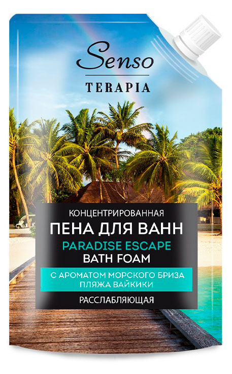 

Пена для ванн Senso Terapia Paradise Escape концентрированная расслабляющая, 500 мл