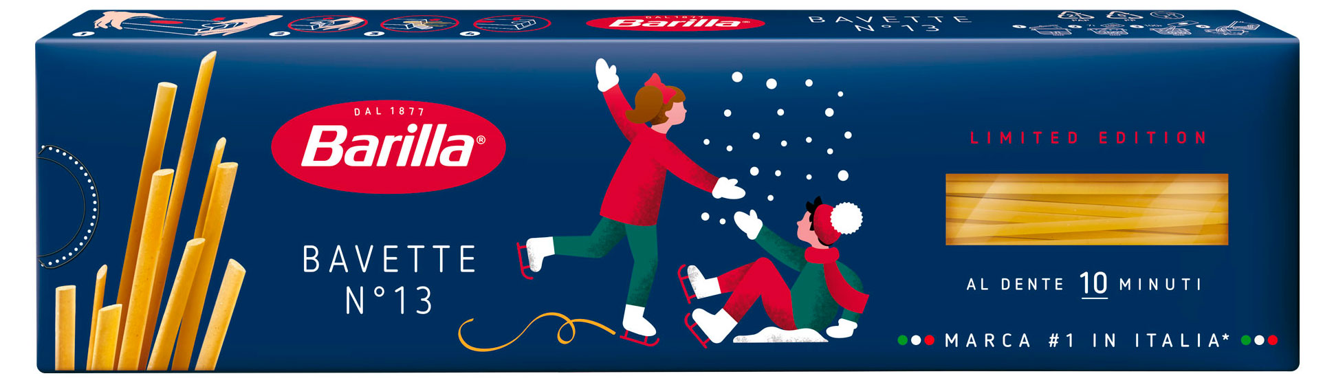 

Макаронные изделия Barilla Bavette 13 спагетти, 450 г