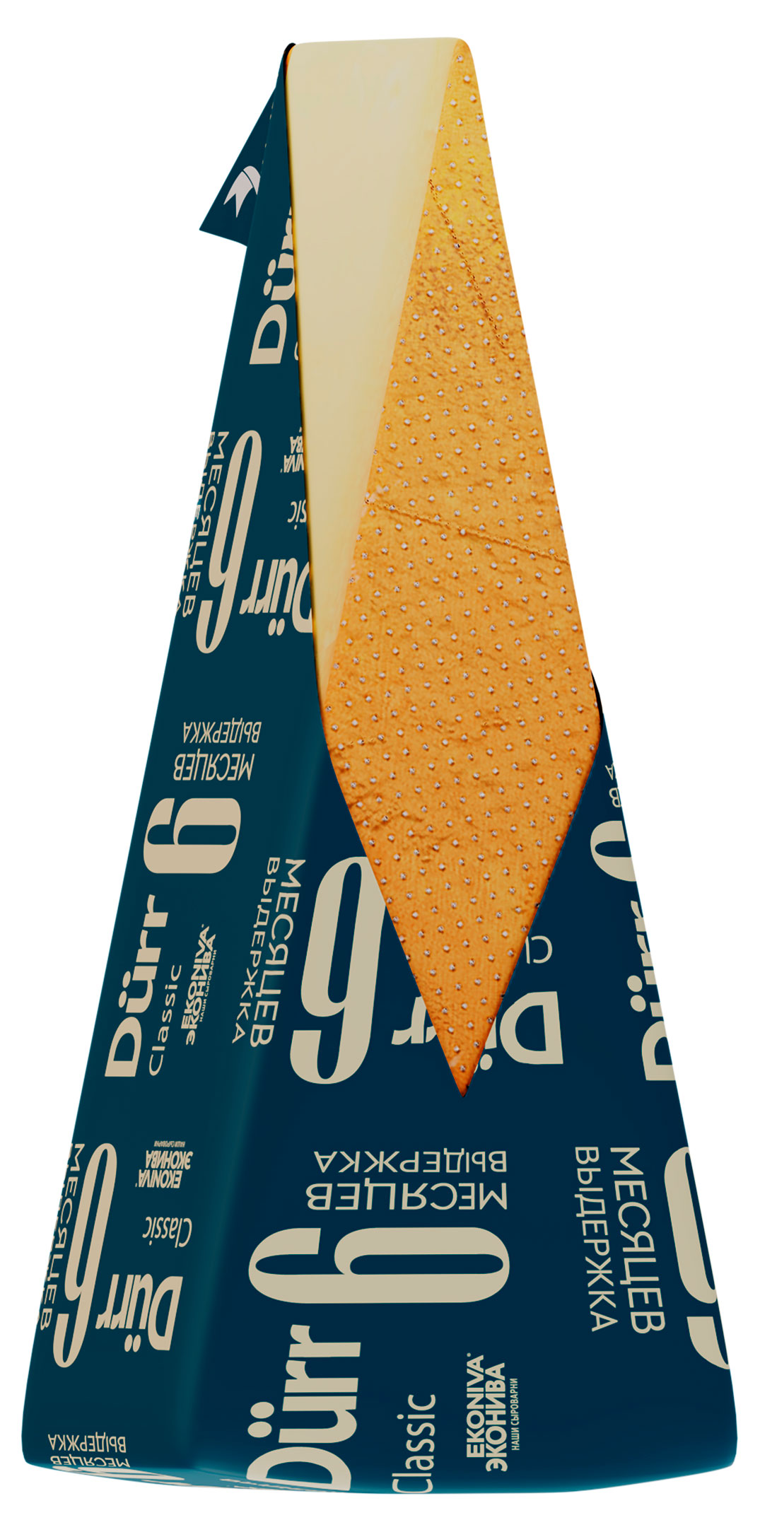 

Сыр твердый Durr Classic ЭкоНива с нотками пряных трав 6 месяцев выдержки 50% БЗМЖ, вес