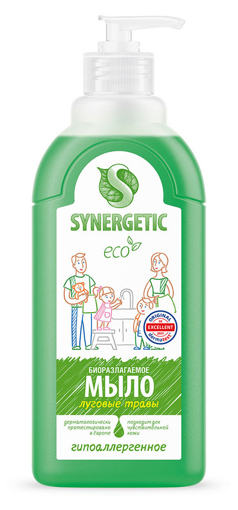 

Мыло жидкое Synergetic Луговые Травы, 500 мл