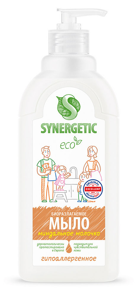 

Жидкое мыло Synergetic Миндальное молочко, 500 мл