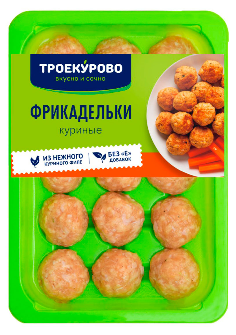 

Фрикадельки куриные Троекурово Классические охлажденные, 300 г