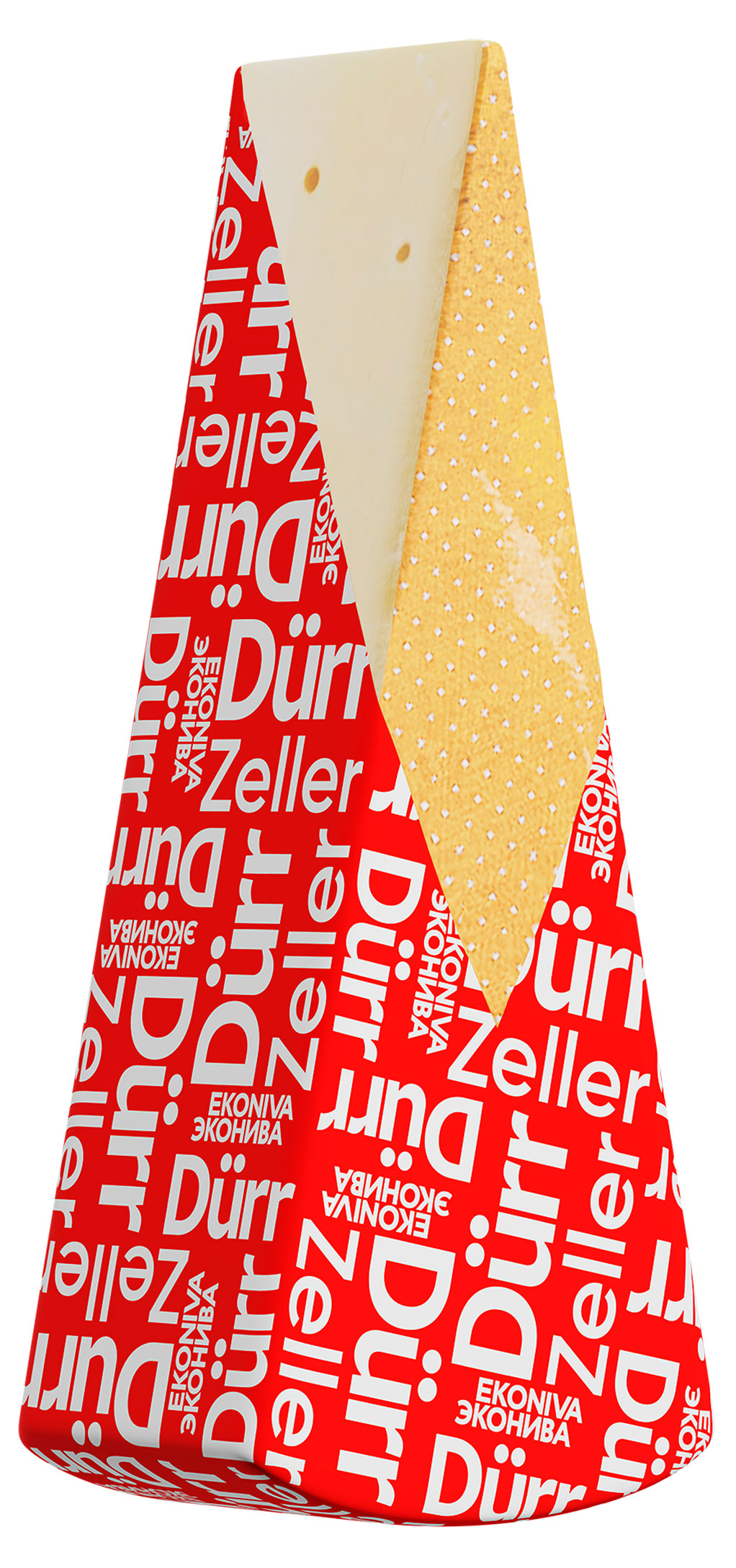 

Сыр твердый Durr Zeller ЭкоНива с ароматом орехов 6 месяцев 55%, вес