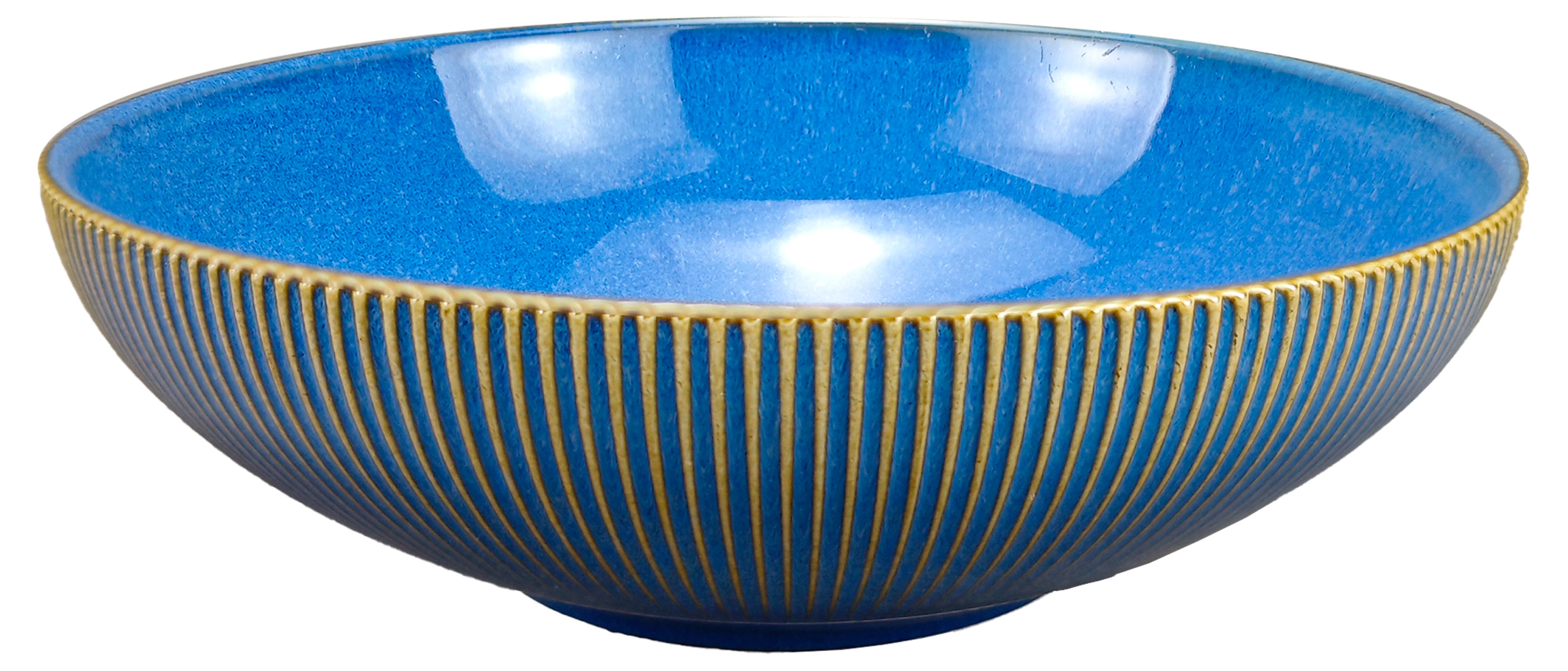 

Тарелка суповая Actuel синяя, d 20 см