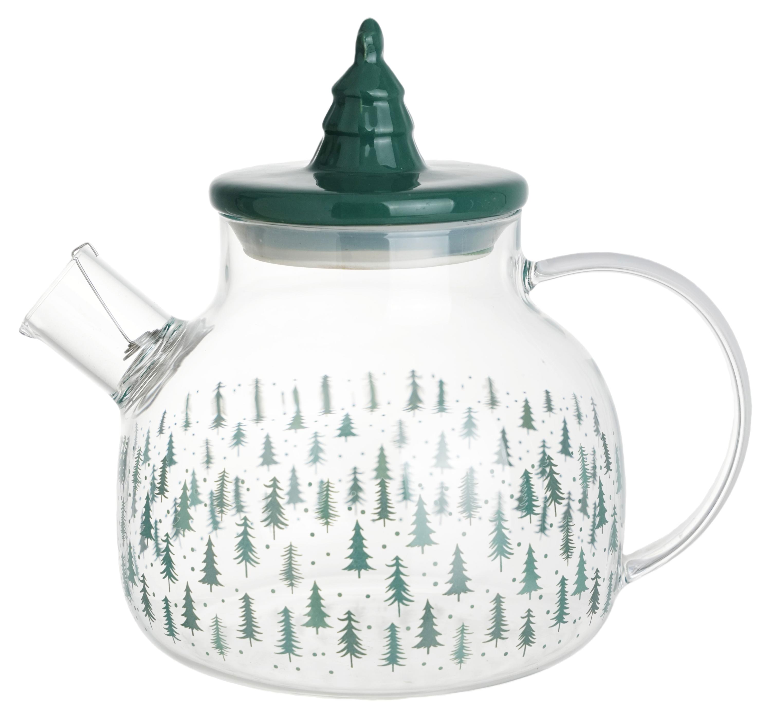 

Чайник заварочный Actuel Вокруг света Ель стеклянный, 1 л