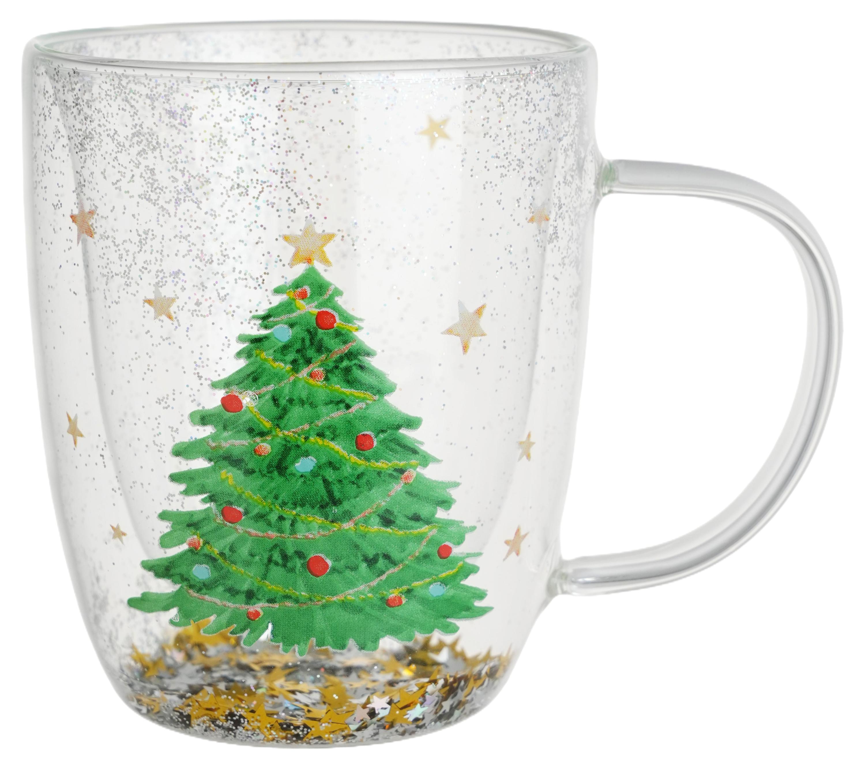 

Кружка Actuel Вокруг света Ель стеклянная с двойными стенками, 350 мл