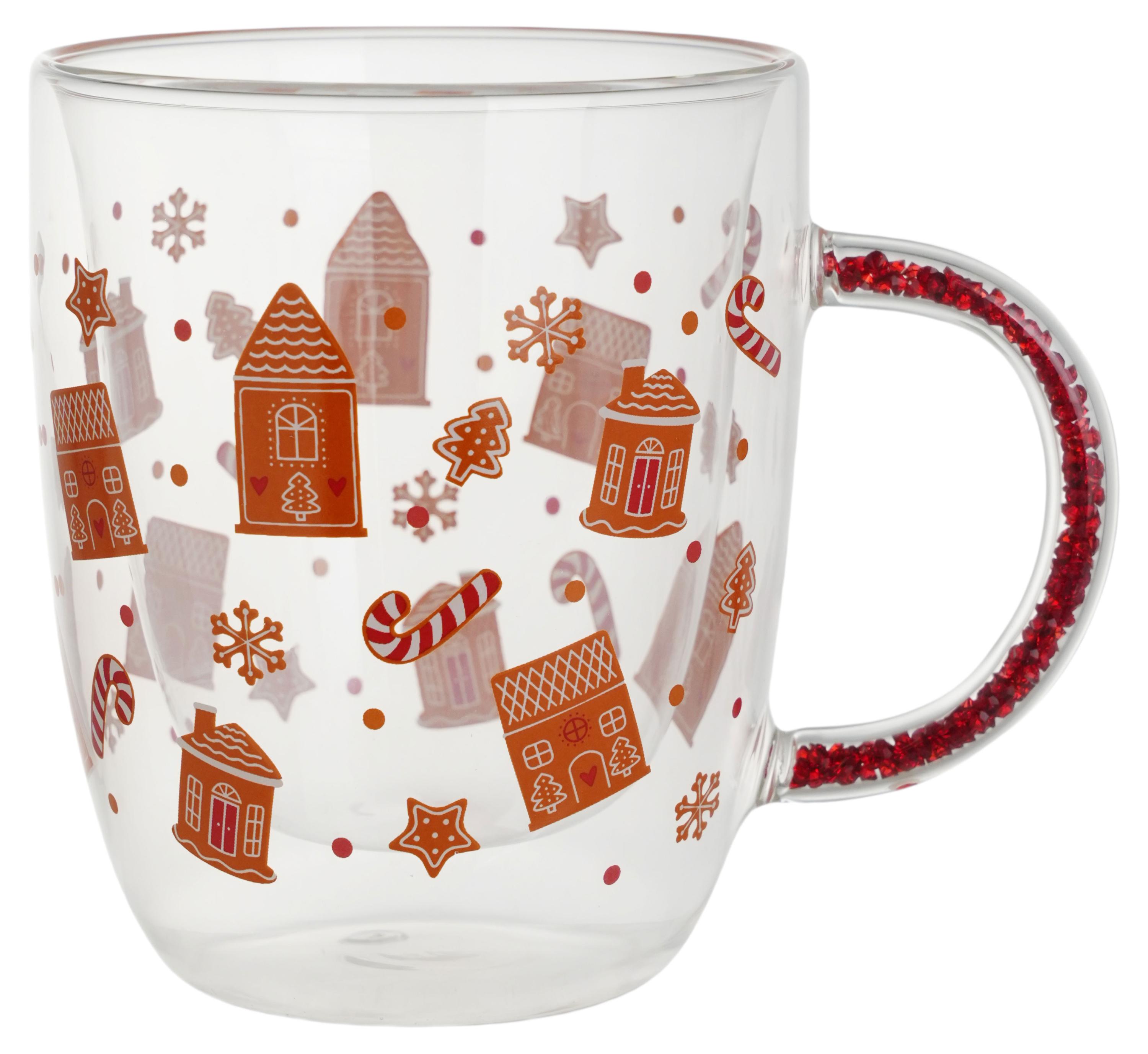 

Кружка Actuel Вокруг света Домики стеклянная с двойными стенками, 350 мл