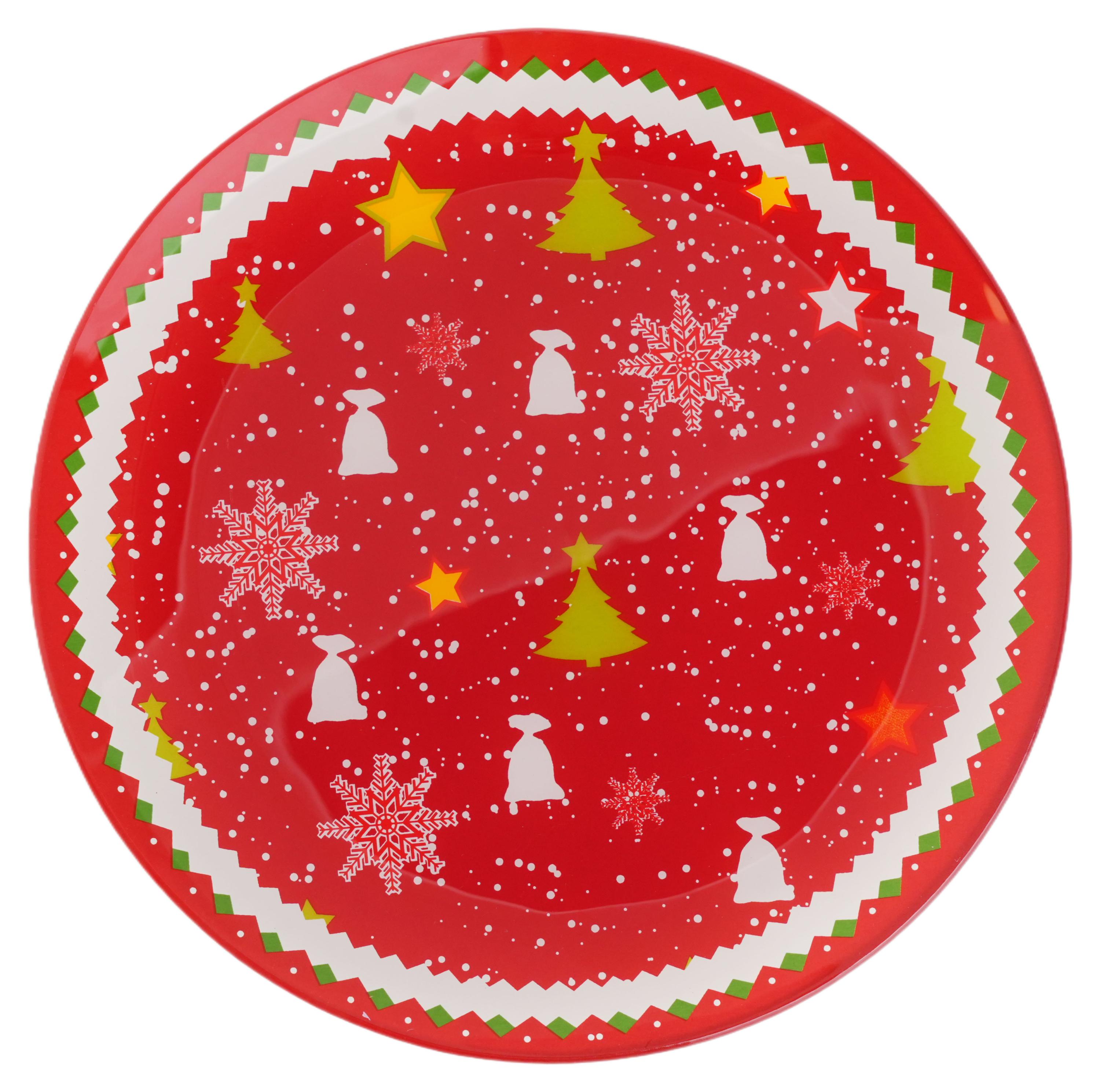 

Блюдо Actuel Вокруг света красное стеклянное, d 20 см