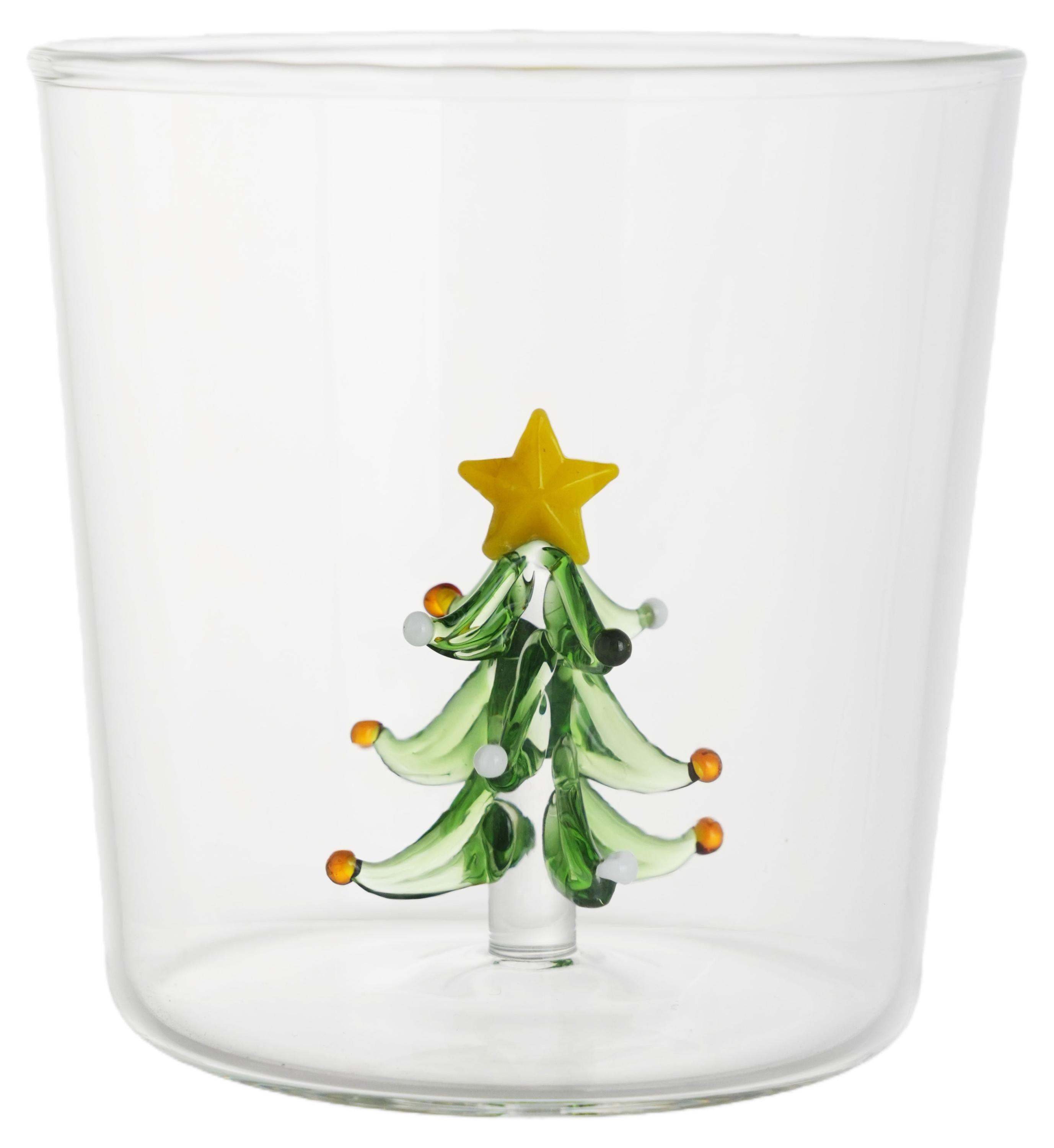 

Стакан Actuel Вокруг света с фигуркой ели стеклянный с двойными стенками, 350 мл