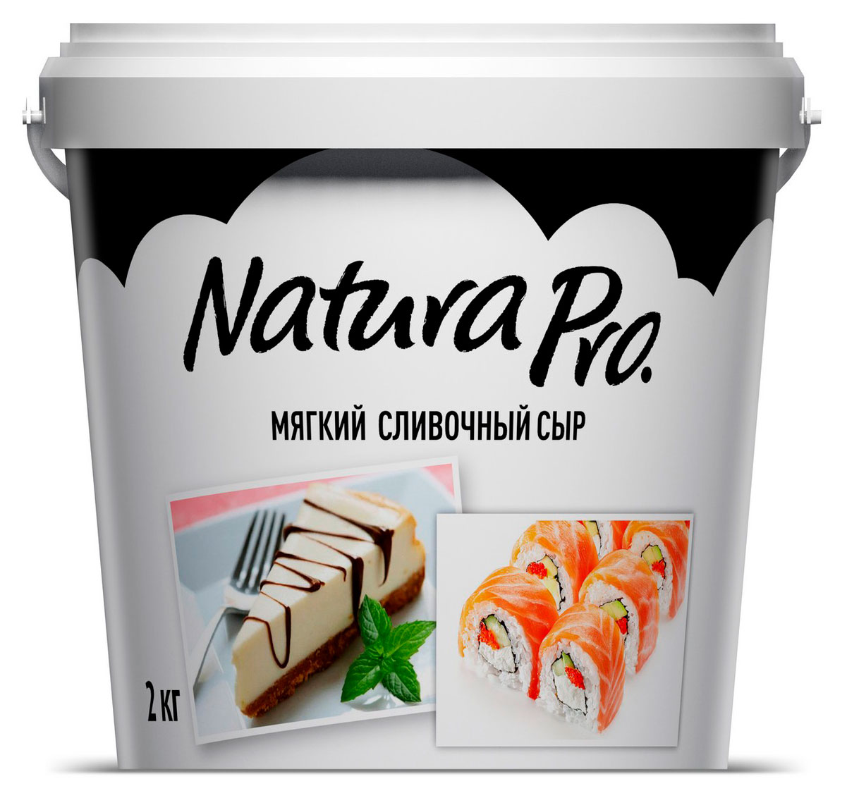 

Сыр мягкий Сливочный Natura Pro для кулинарии ведерко 65% БЗМЖ Сербия, 2 кг