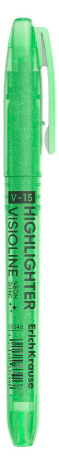 

Текстмаркер ErichKrause Visioline V-15 Neon Shine зеленый, 1 шт