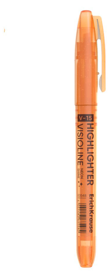 Изображение товара Текстмаркер ErichKrause Visioline V-15 Neon Shine оранжевый 1 шт