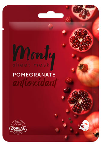 

Маска для лица Monty Антиоксидантная гранат, 1 шт