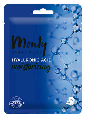 

Маска для лица Monty Гиалуроновая кислота, 1 шт