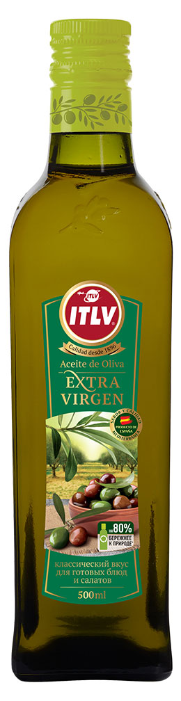 

Масло оливковое ITLV Extra virgin нерафинированное Испания, 500 мл