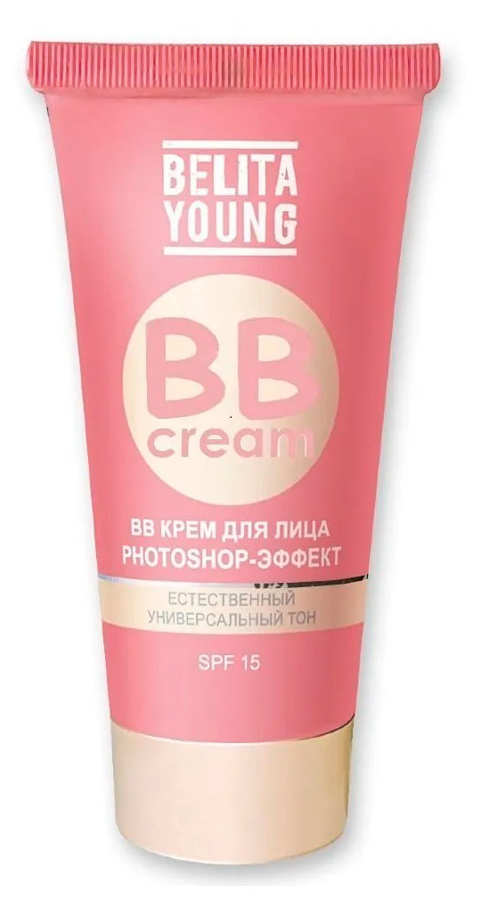 

BB-крем для лица Белита Belita Young Photoshop-эффект SPF 15 Беларусь, 30 мл