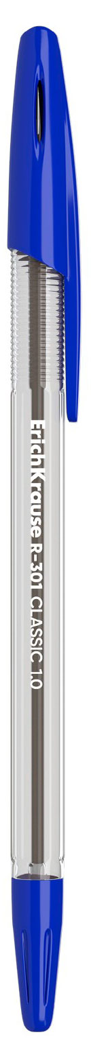 

Ручка шариковая ErichKrause R-301 Stick Classic синяя 1.0 мм, 1 шт