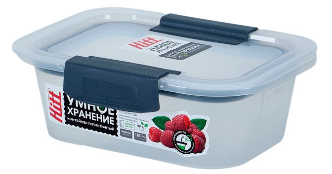 

Контейнер для хранения Hitt с герметичной пластиковой крышкой, 1,1 л