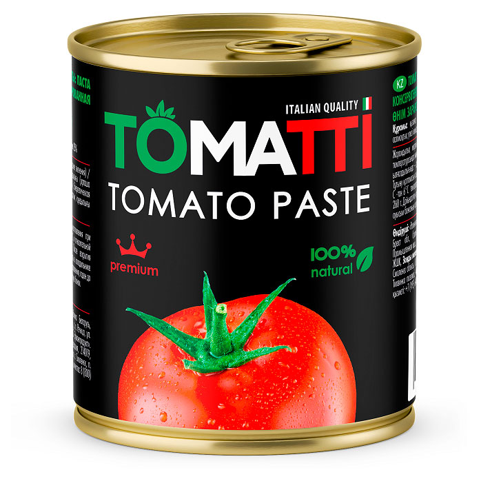 

Томатная паста Tomatti стерилизованная Беларусь, 320 г