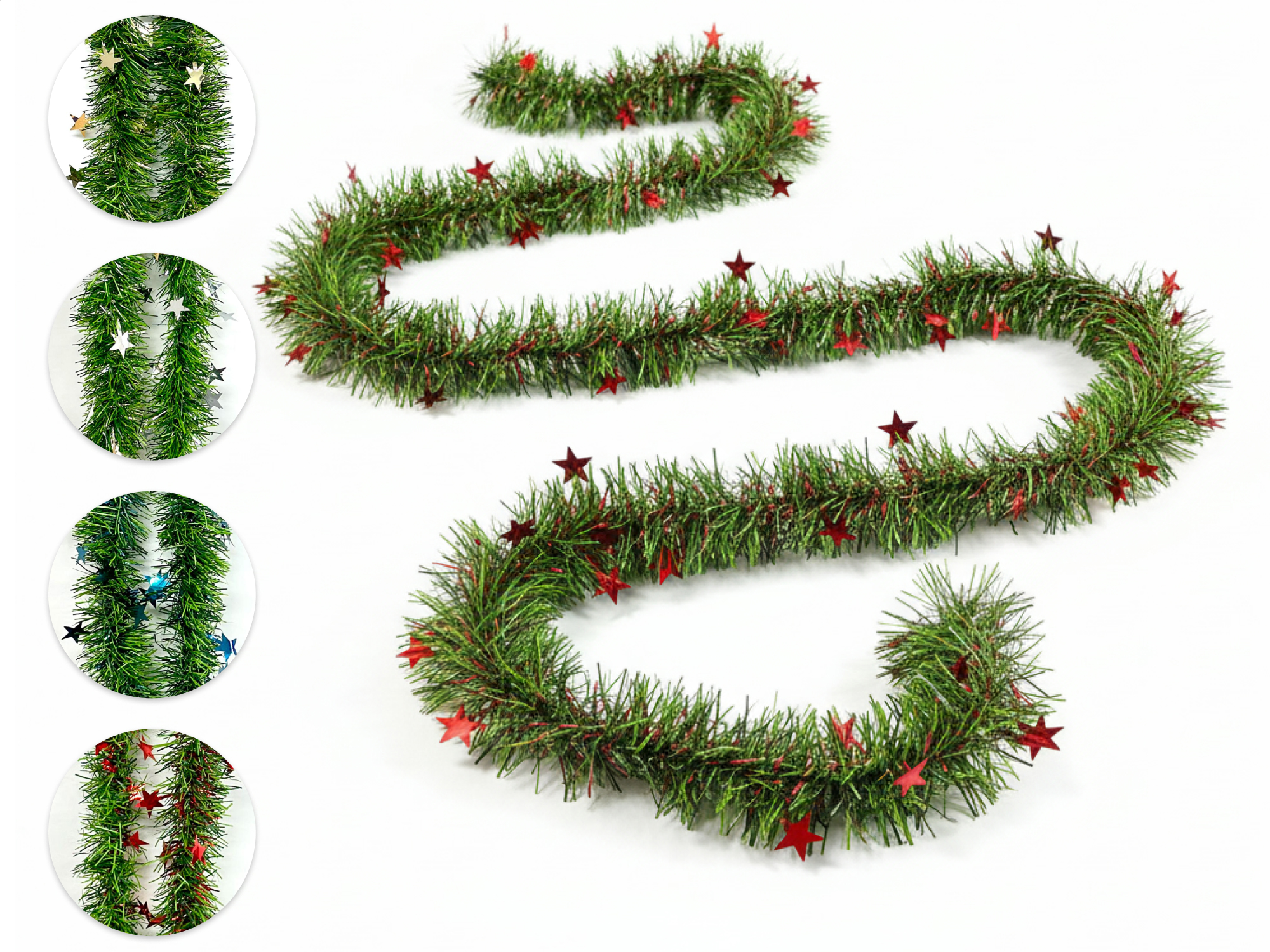 

Мишура Actuel 2 м, 1 шт в ассортименте