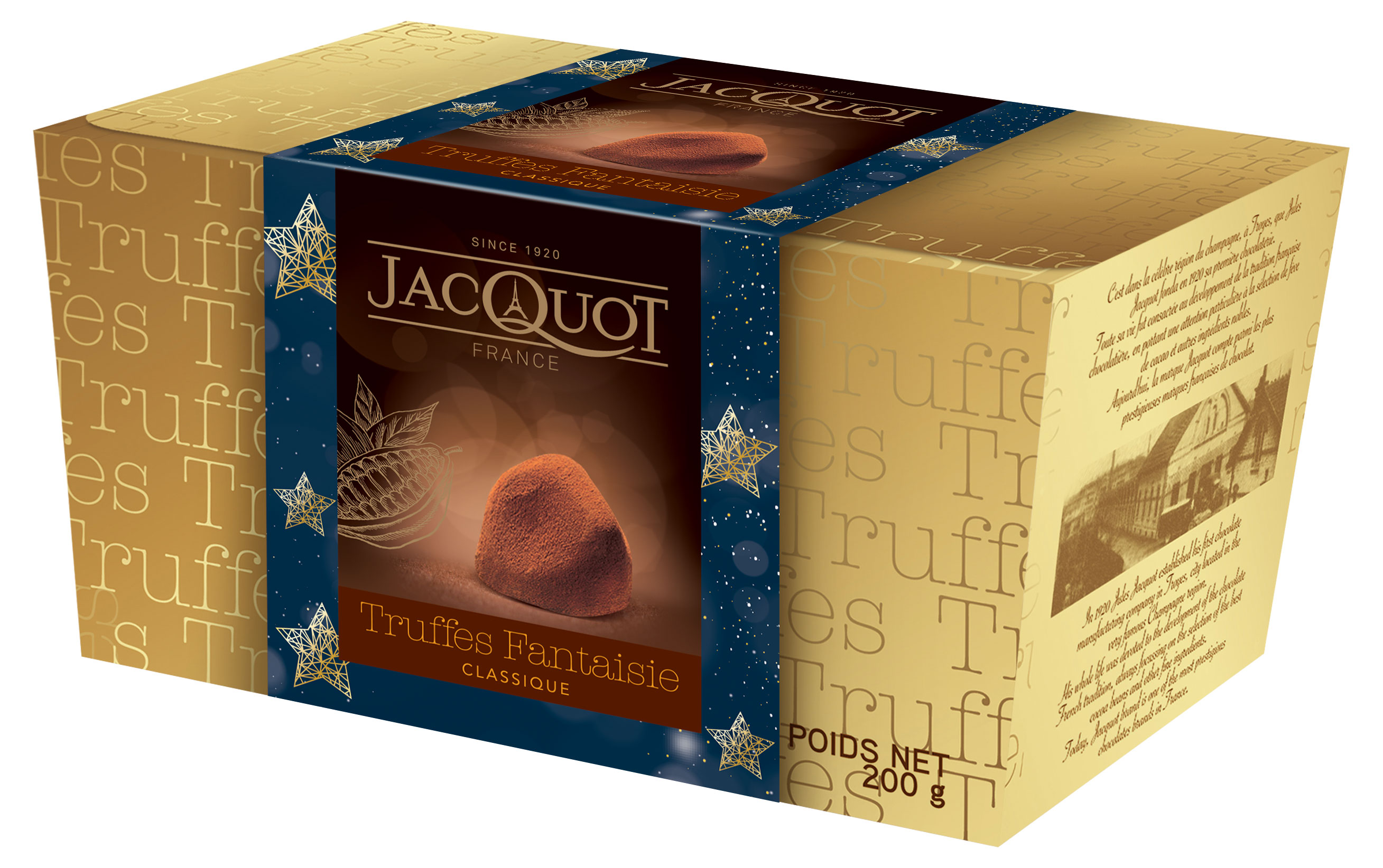 

Конфеты Jacquot трюфель классический, 200 г