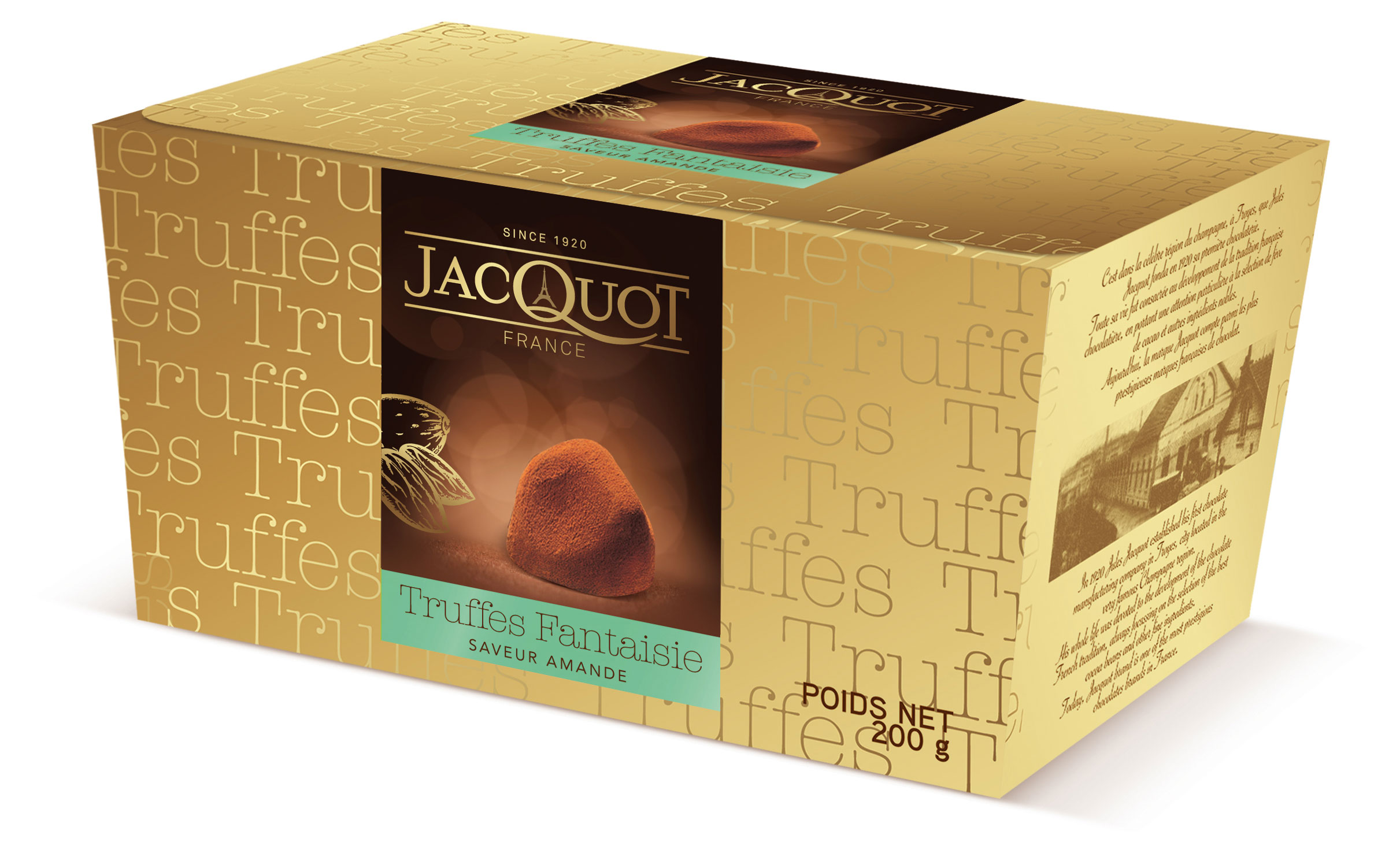 

Конфеты Jacquot Трюфель миндальный, 200 г