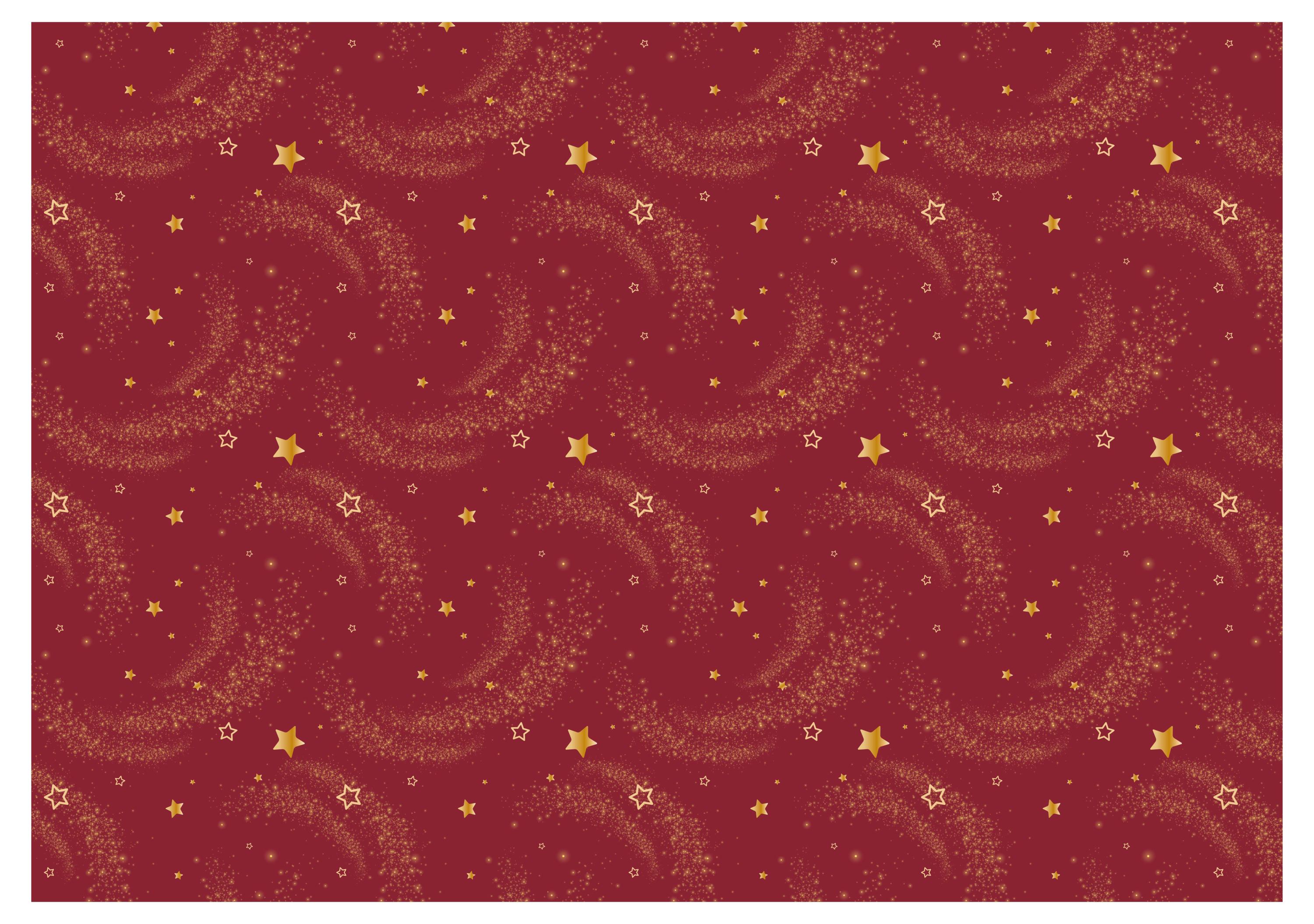 

Бумага подарочная АШАН Красная птица мелованная красная