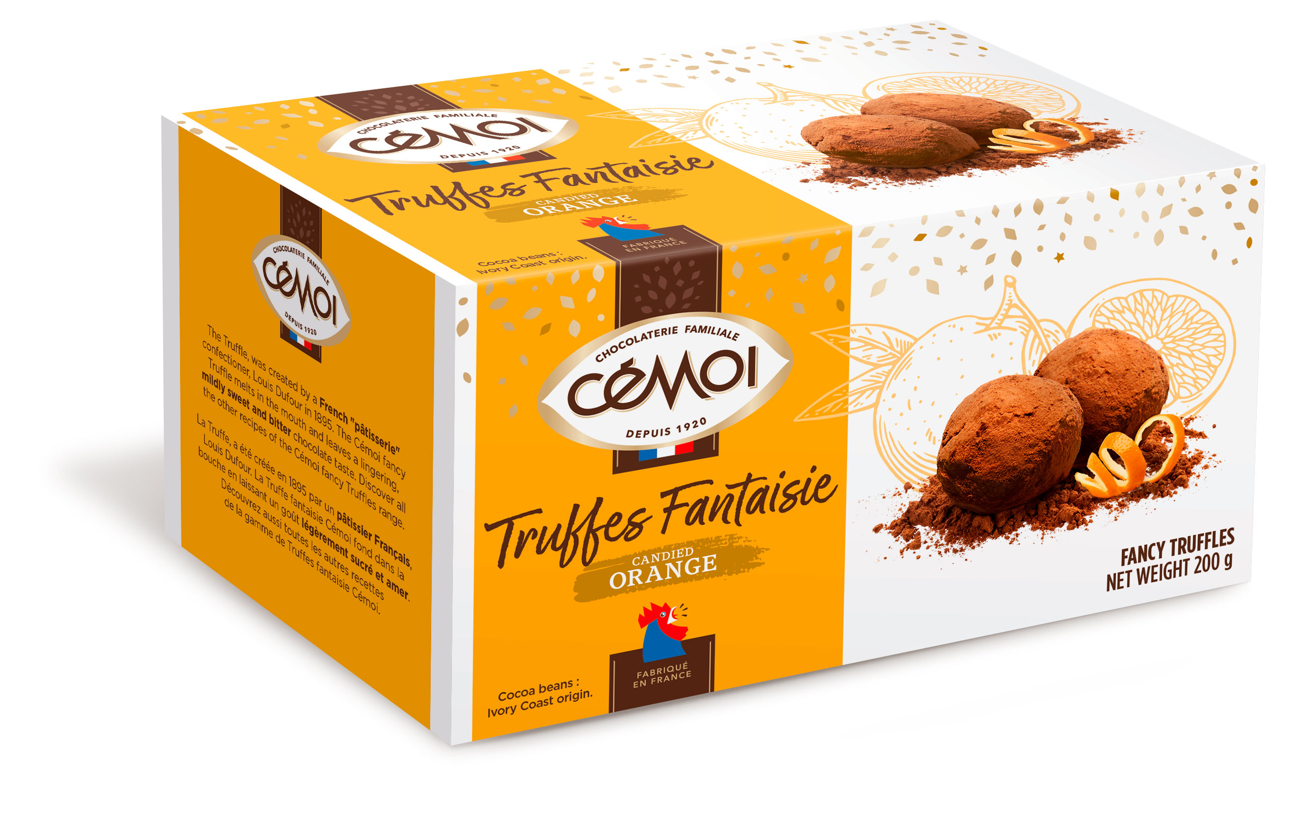 

Конфеты CEMOI трюфели с апельсином Фантазия, 200 г