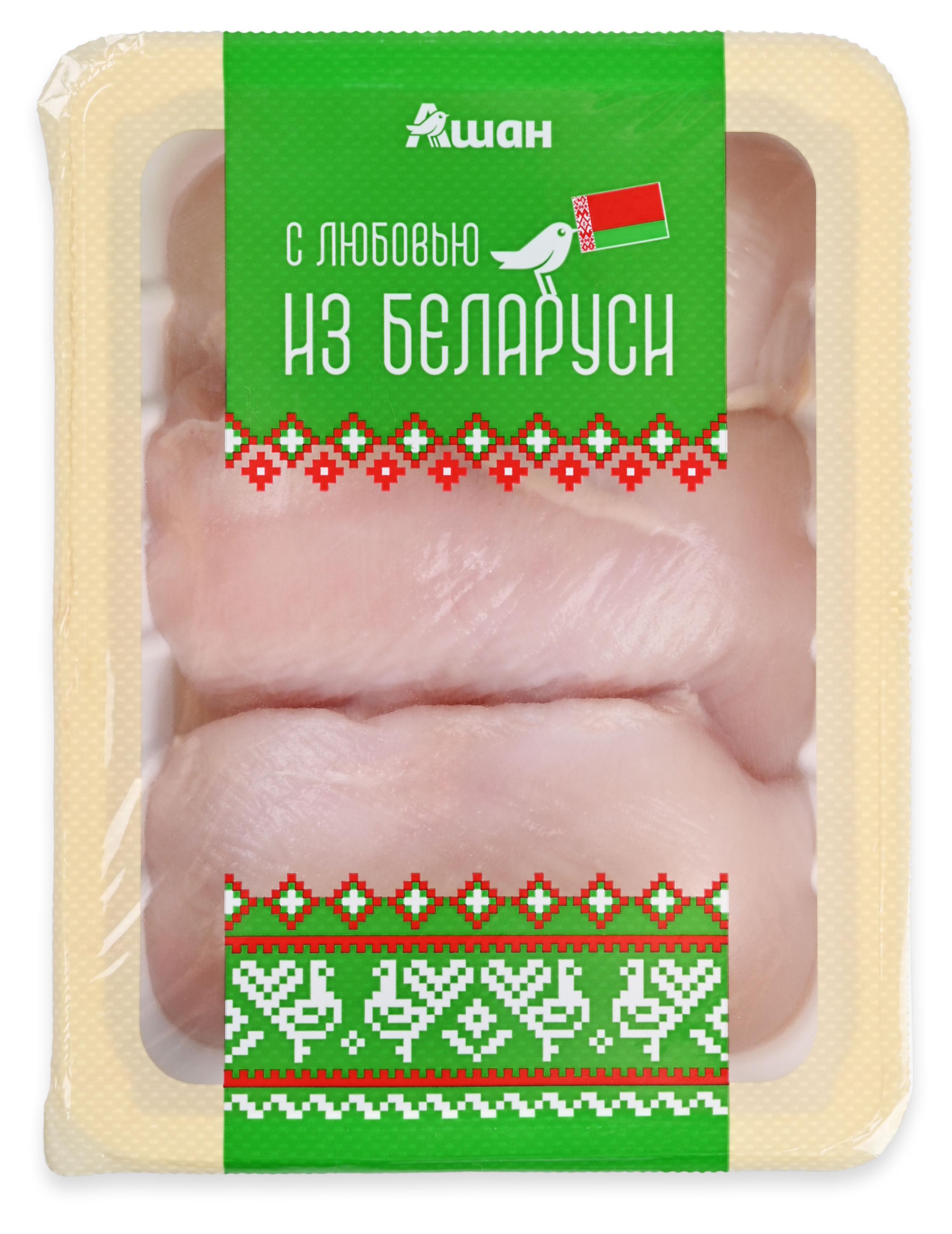 

Филе цыпленка-бройлера Ашан красная птица с любовью из Беларуси большое охлажденное, 850 г