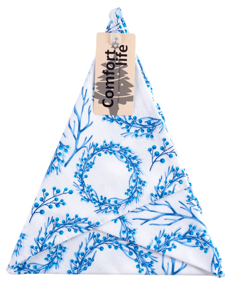 

Полотенце Comfort Life Рождественская корона 47х60 см, 1 шт