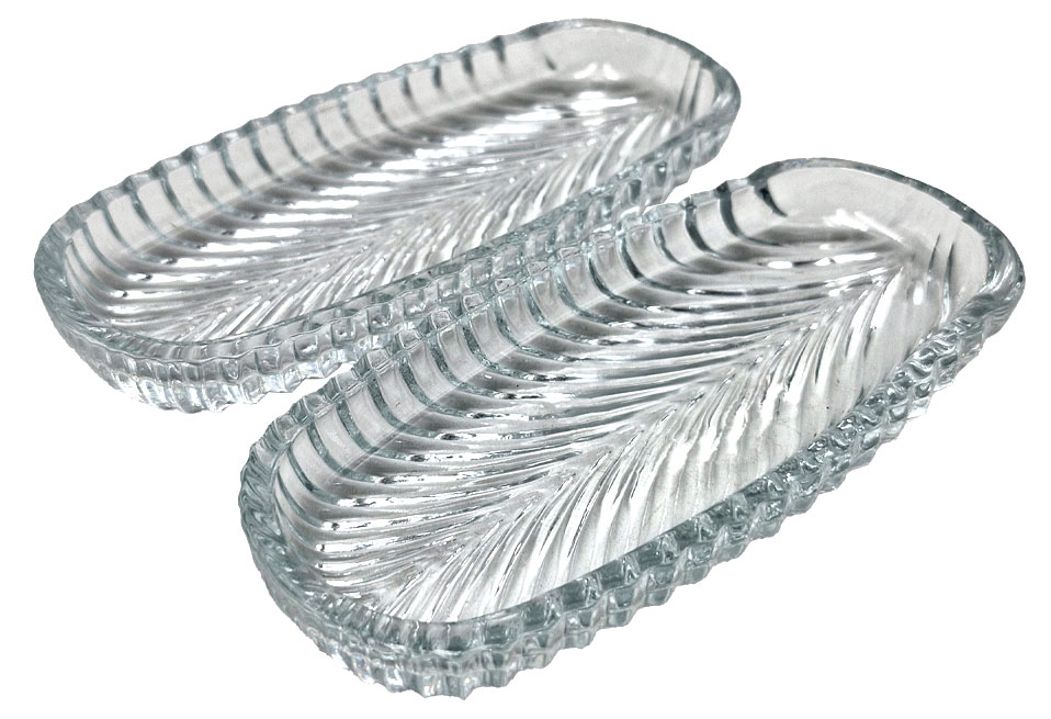 

Розетка Kaveh Santa стеклянные 14х6 см Иран, 2 шт