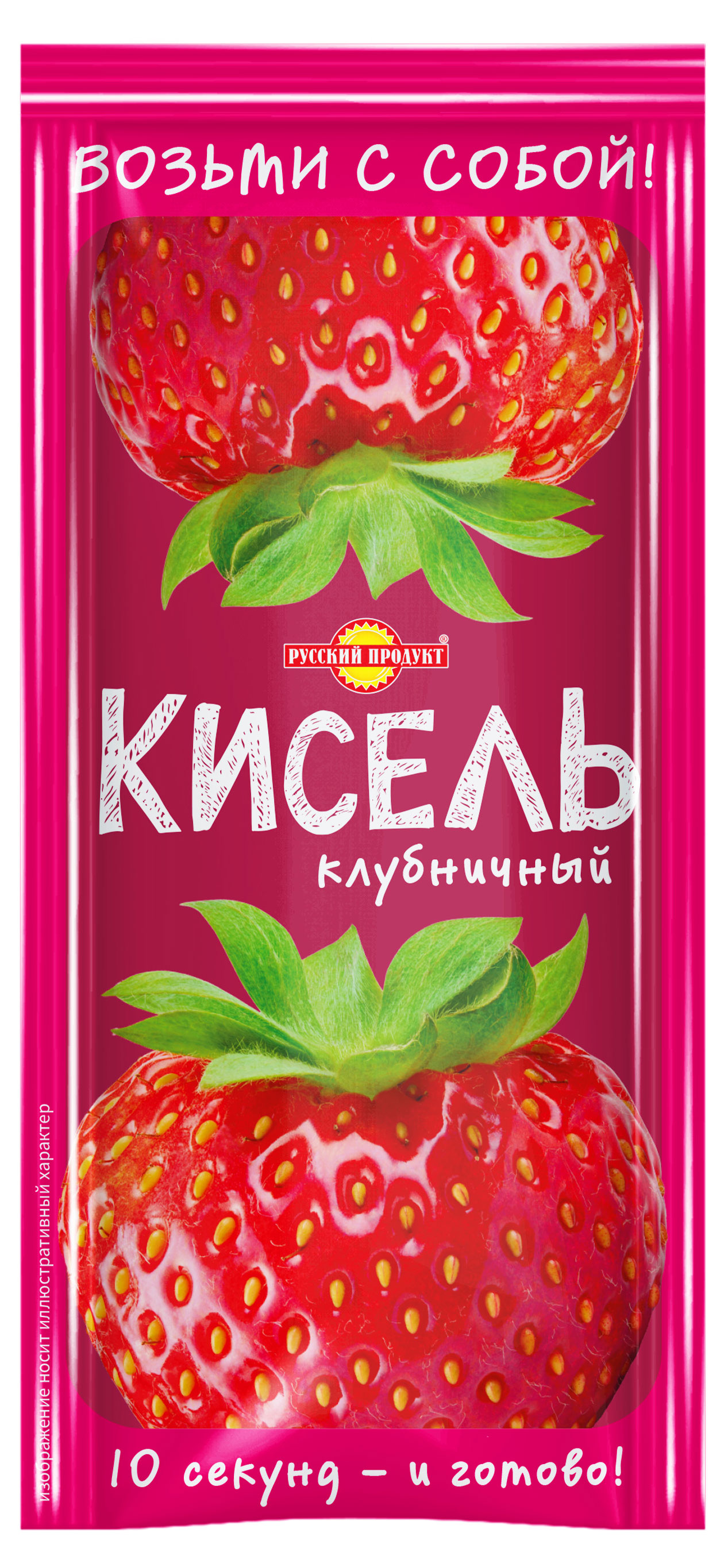 

Кисель моментального приготовления Русский Продукт Клубничный, 30 г