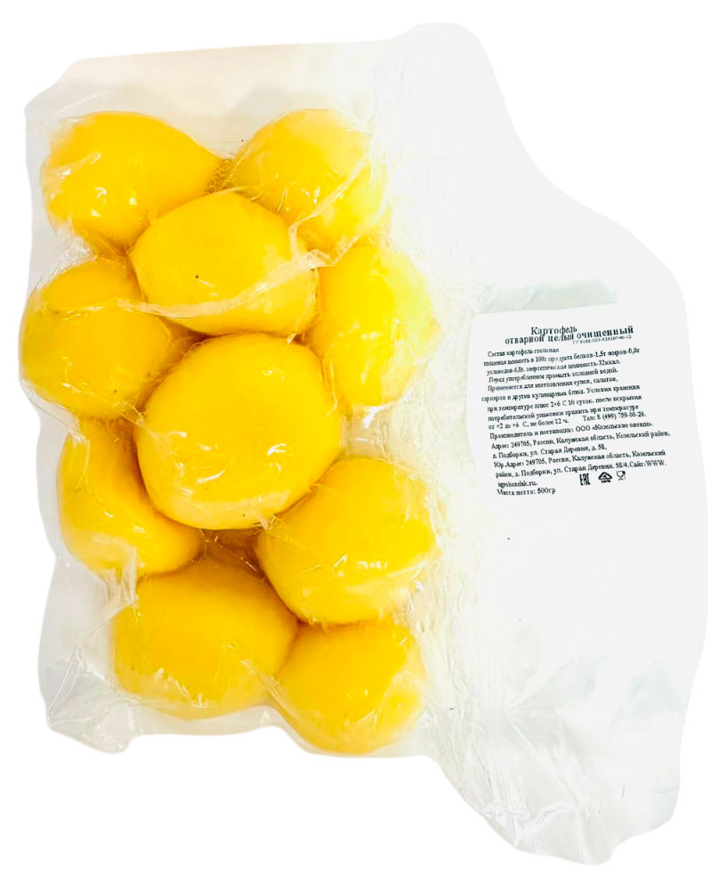 

Картофель отварной Солюшко очищенный, 500 г