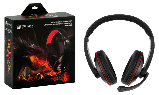 

Гарнитура компьютерная игровая Oklick HS-L390G Dragon