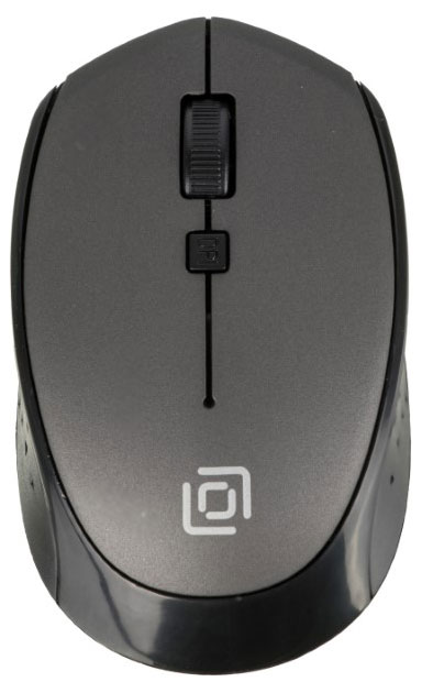 

Мышь компьютерная Oklick 488MW беспроводная черно-серая