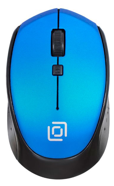 

Мышь компьютерная Oklick 488MW беспроводная черно-синяя