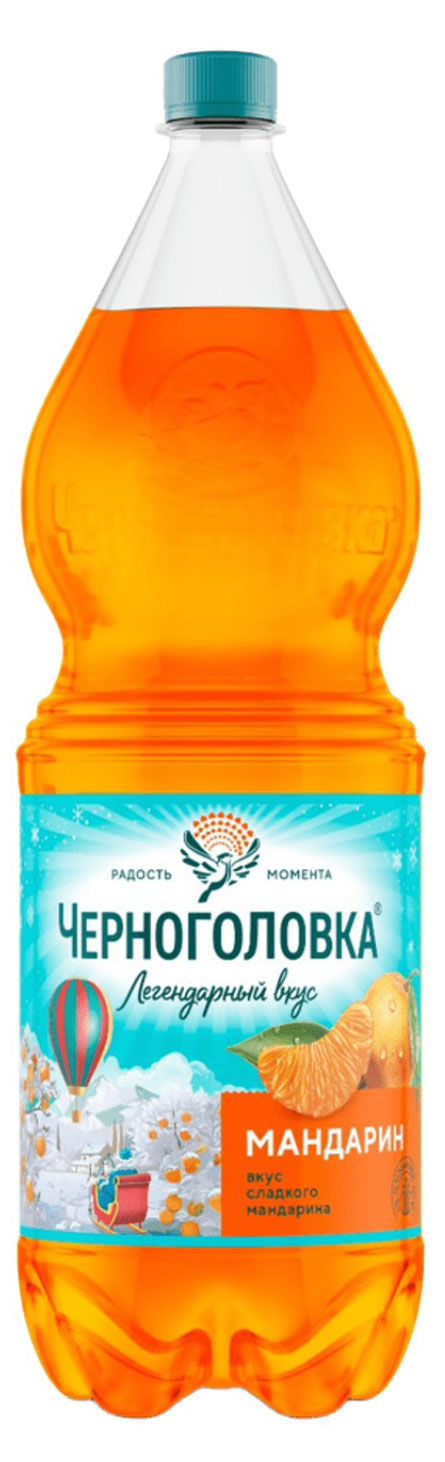 

Напиток Черноголовка Мандарин сильногазированный, 2 л