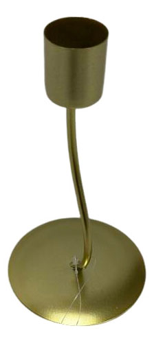 

Подсвечник Actuel витой железный, d 9 h 15,5 см