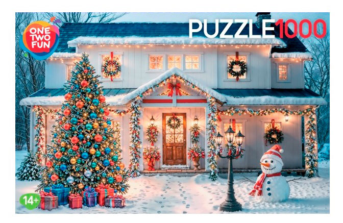 

Пазл ONE TWO FUN Новый Год, 1000 элементов