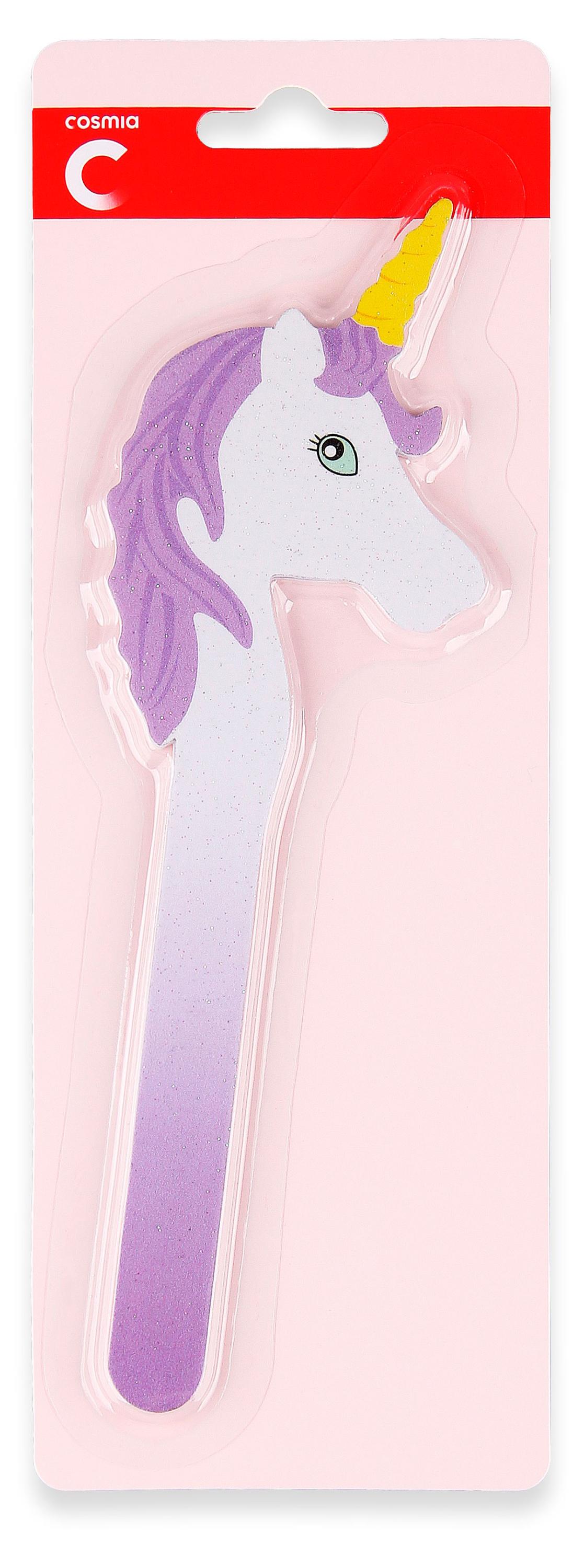 

Пилка для ногтей Cosmia Единорог овальная, 1 шт