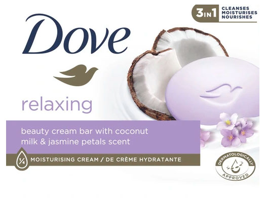 

Крем-мыло Dove Rеlaxing Кокосовое молочко и лепестки жасмина Германия, 90 г