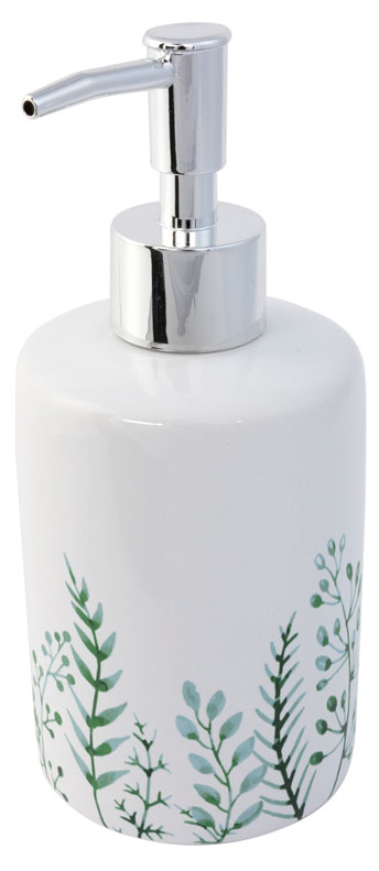 

Дозатор для жидкого мыла бело-зеленый 290 мл, 1 шт